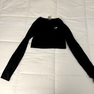 Gymshark long sleep crop top
